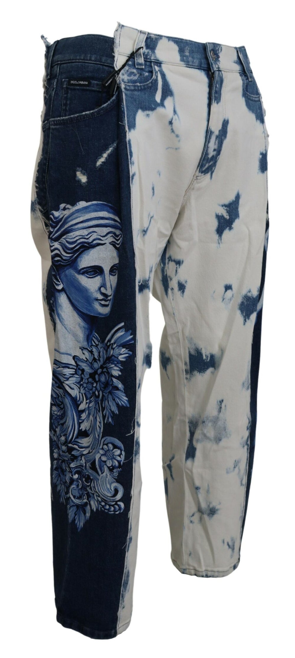 Dolce & Gabbana Cotton Loose Fit Jeans in Blue