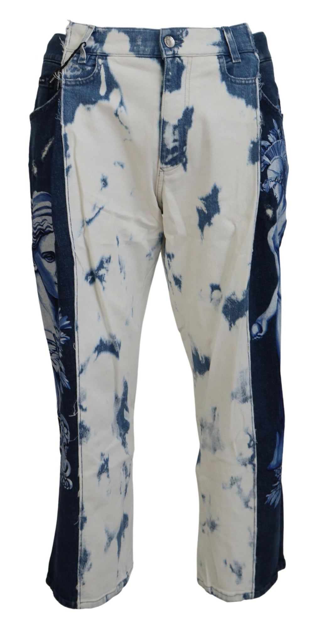 Dolce & Gabbana Cotton Loose Fit Jeans in Blue