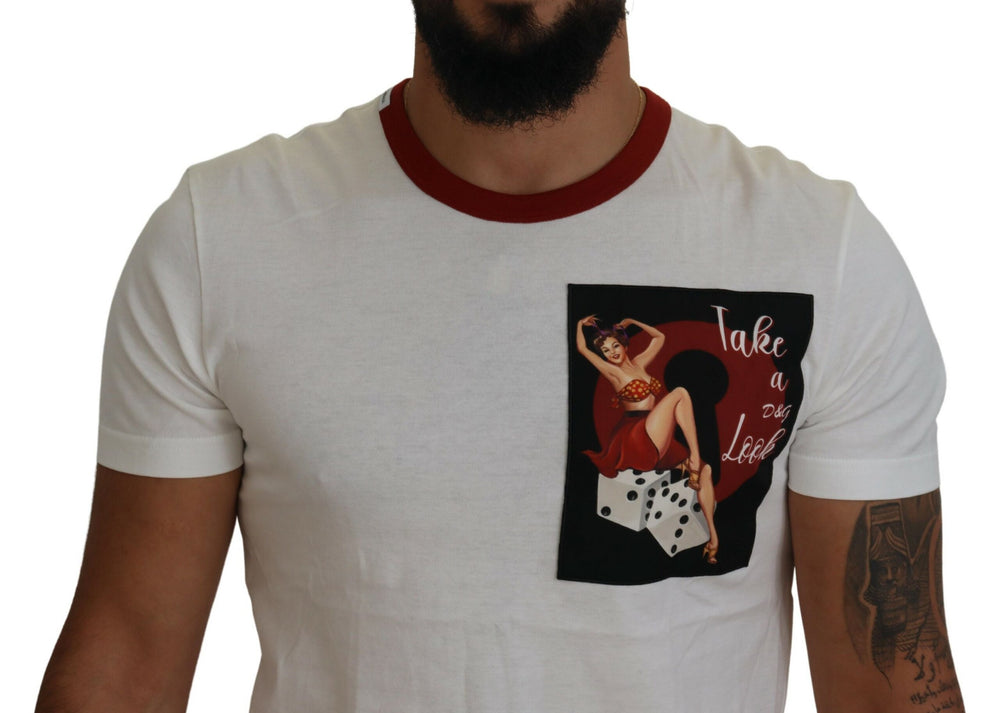 Dolce & Gabbana 100% Cotton T-shirt in White