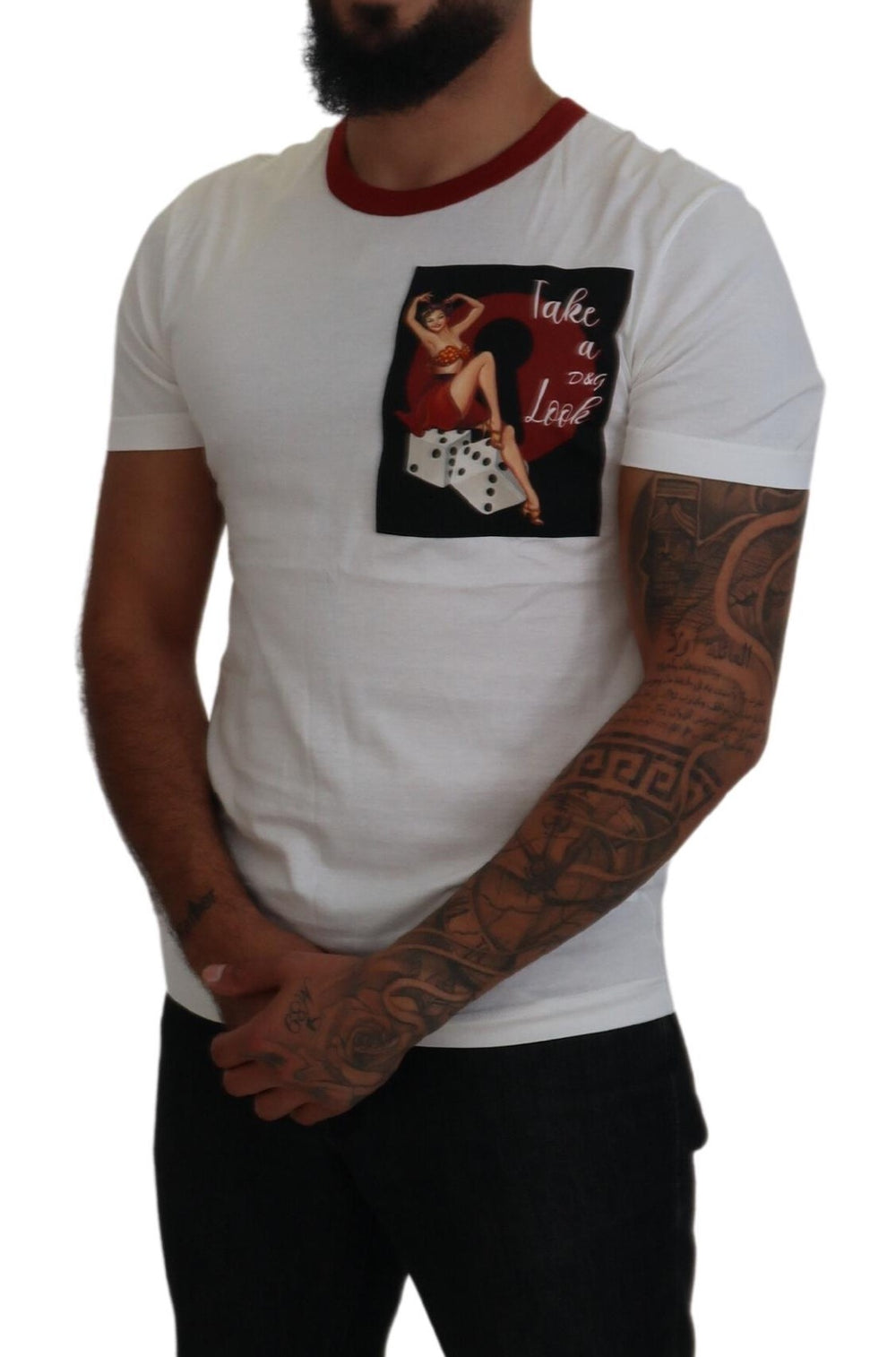 Dolce & Gabbana 100% Cotton T-shirt in White
