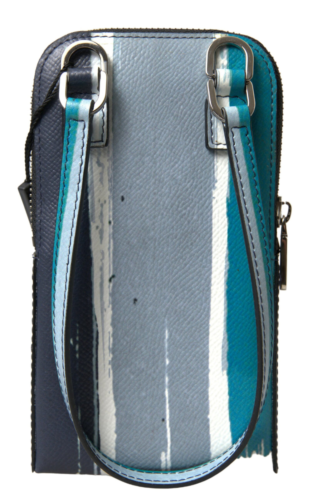 Dolce & Gabbana Leather Crossbody Phone Bag in Blue