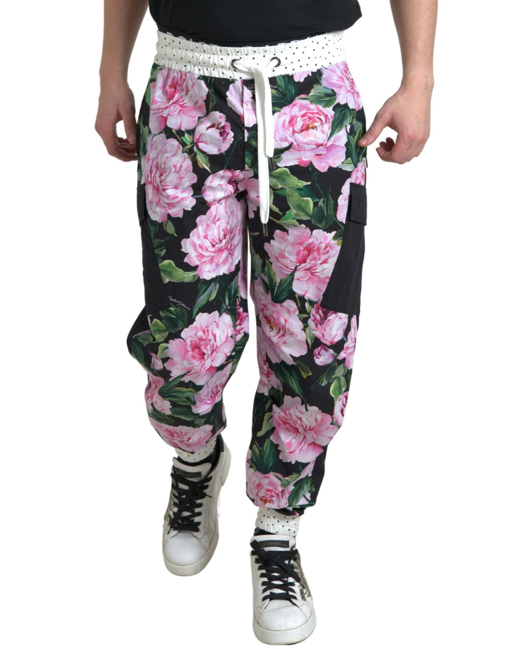 Dolce & Gabbana Cotton Joggers in Multicolor