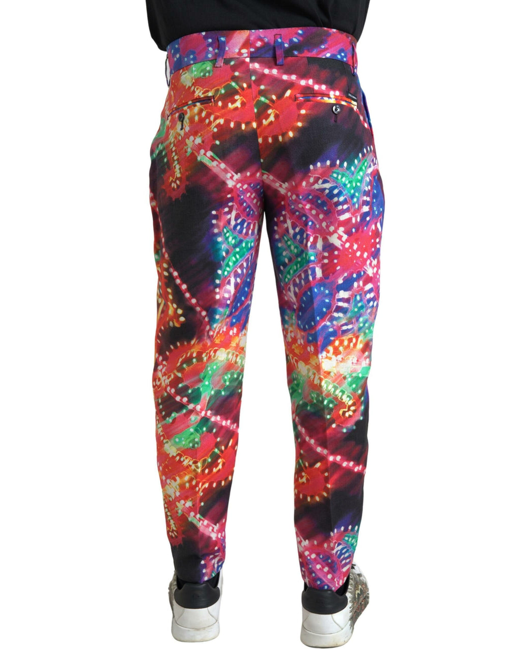 Dolce & Gabbana Linen Trousers in Multicolor