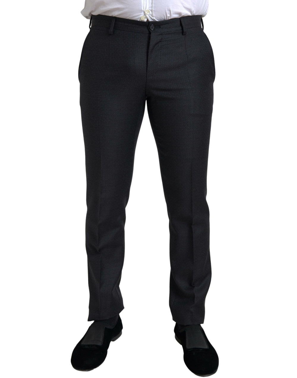 Dolce & Gabbana 100% Virgin Wool MARTINI Three-Piece Suit in Black