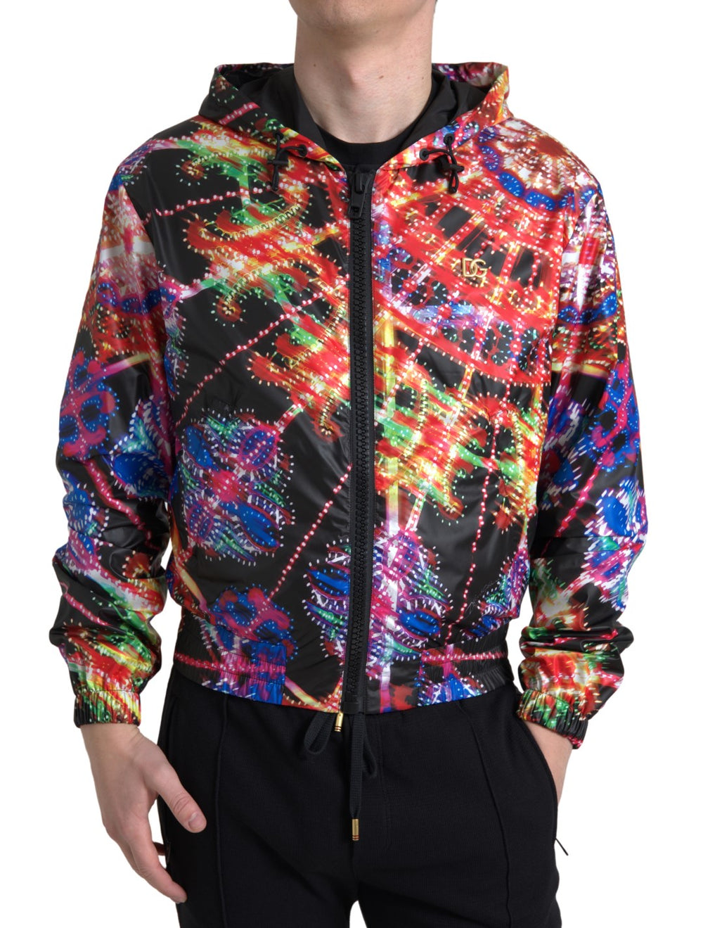 Dolce & Gabbana Multicolor Hooded Sweatshirt in Multicolor