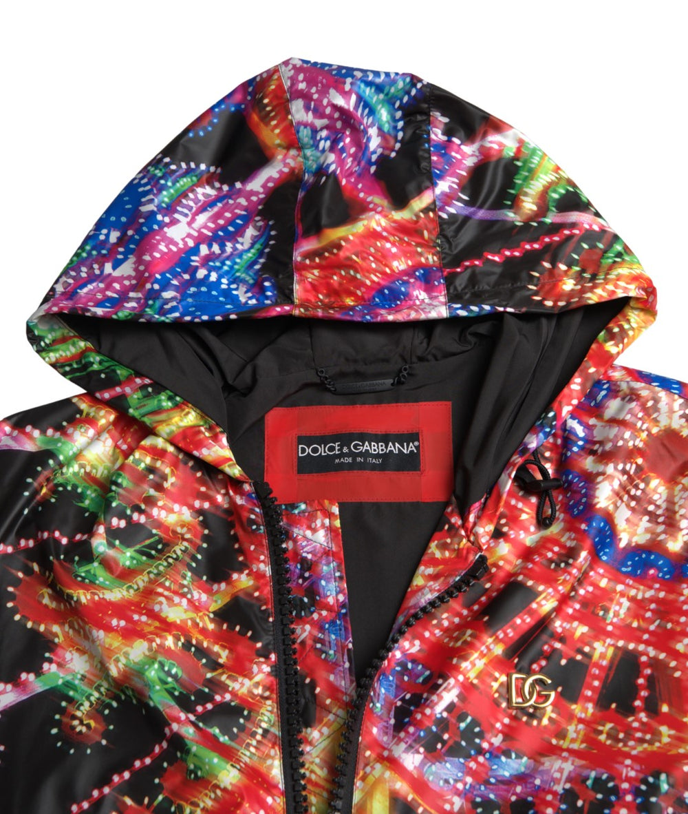 Dolce & Gabbana Multicolor Hooded Sweatshirt in Multicolor