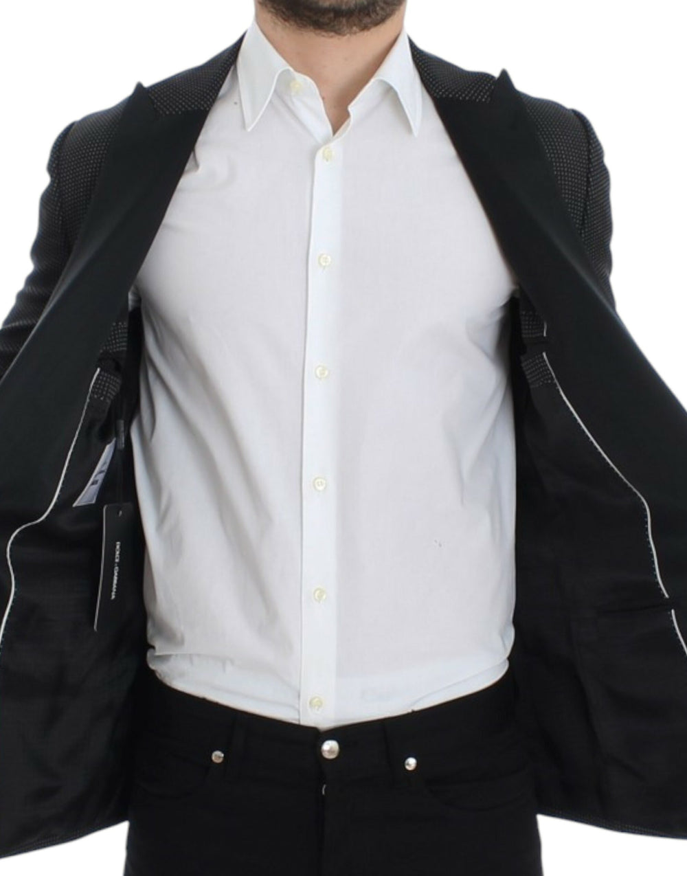 Dolce & Gabbana MARTINI Slim Blazer in Black