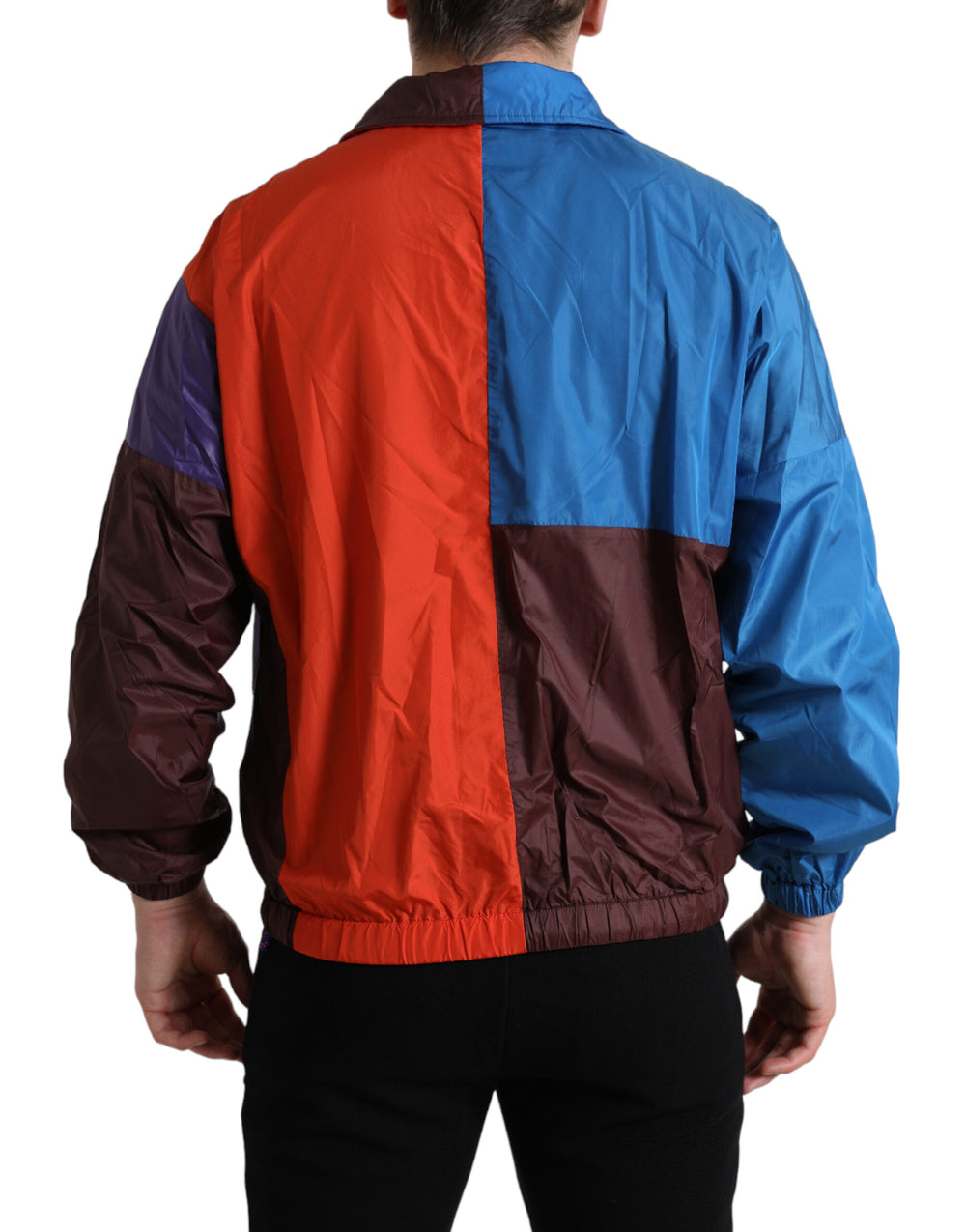 Dolce & Gabbana Multicolor Windbreaker Jacket