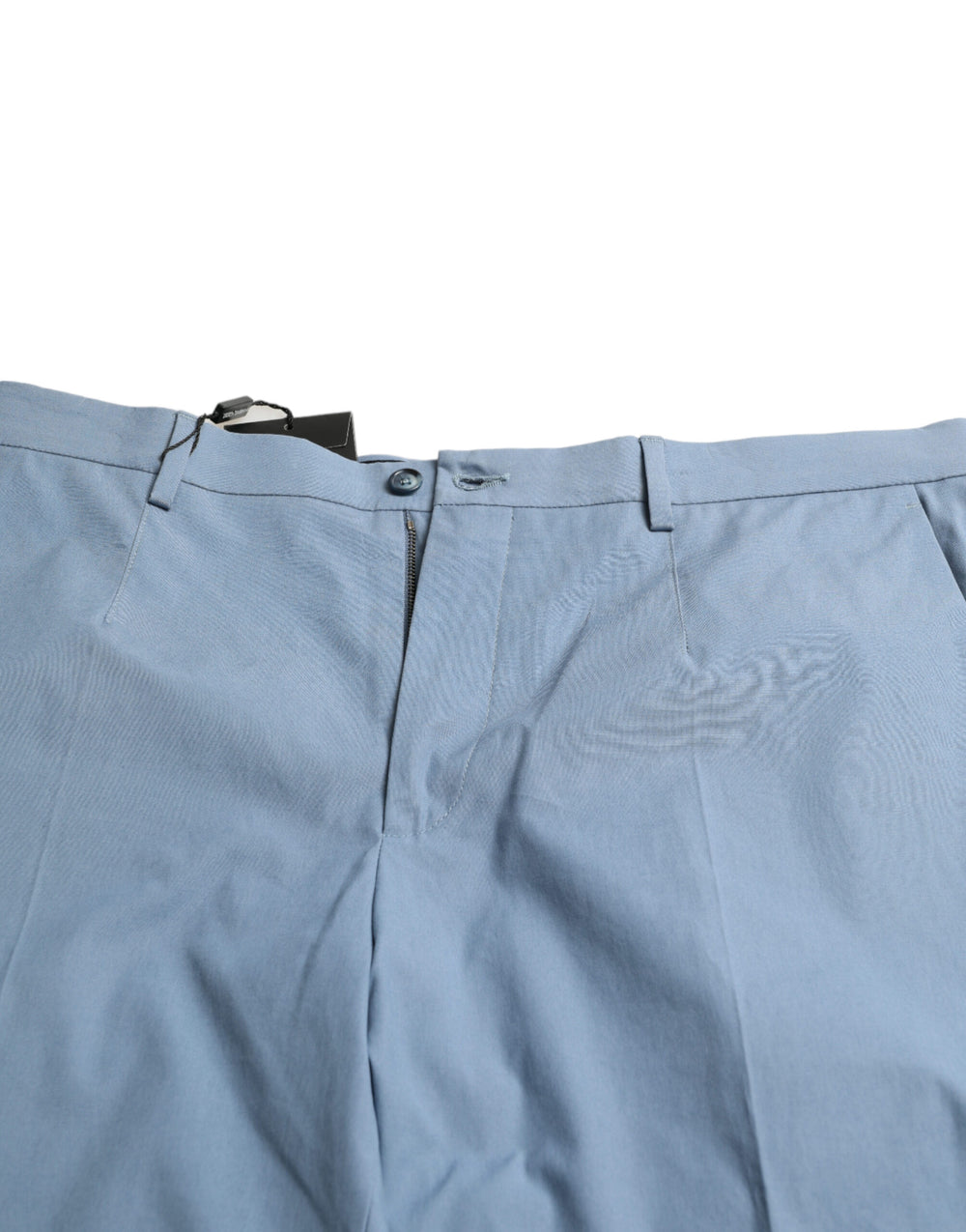 Dolce & Gabbana 100% Cotton Bermuda Shorts in Sky Blue