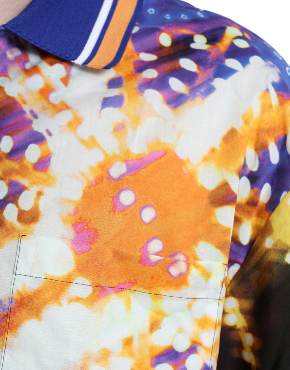 Dolce & Gabbana 100% Cotton Luminarie Print Casual Shirt in Multicolour