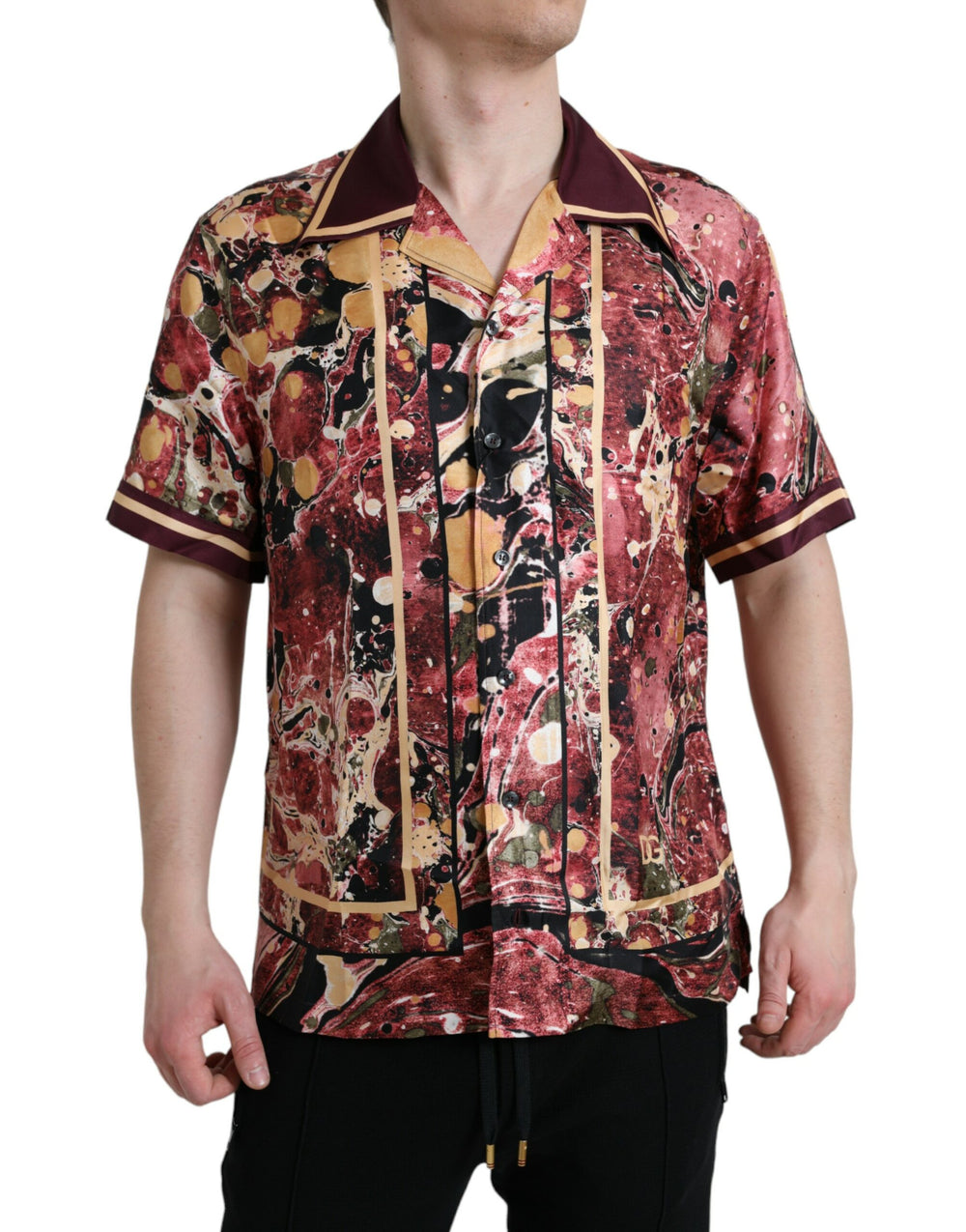 Dolce & Gabbana 100% Silk Shirt in Multicolor