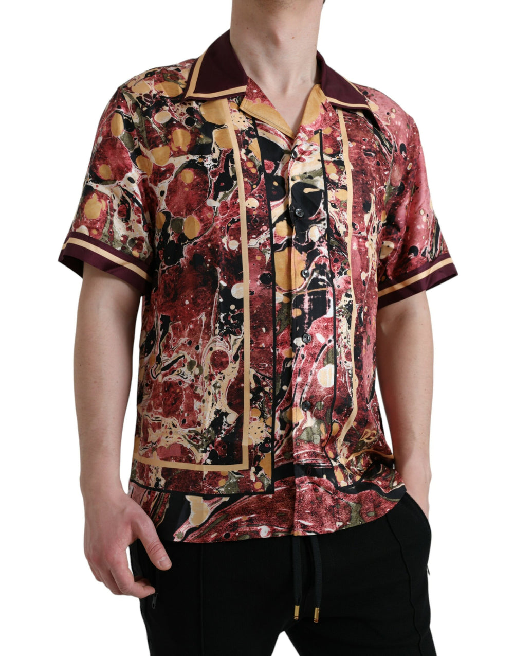 Dolce & Gabbana 100% Silk Shirt in Multicolor