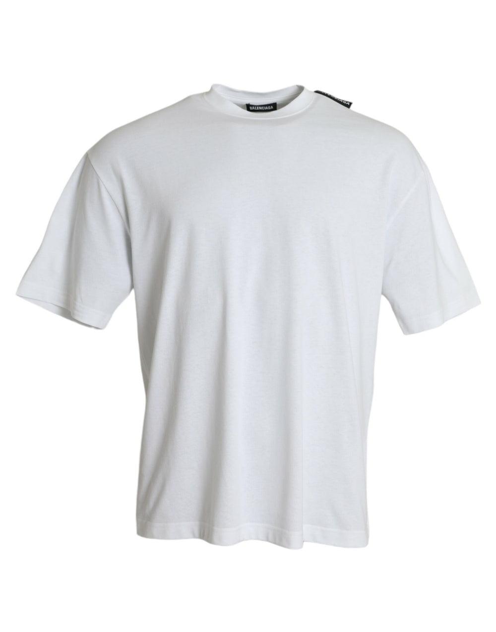 Balenciaga 100% Cotton T-shirt in Off White