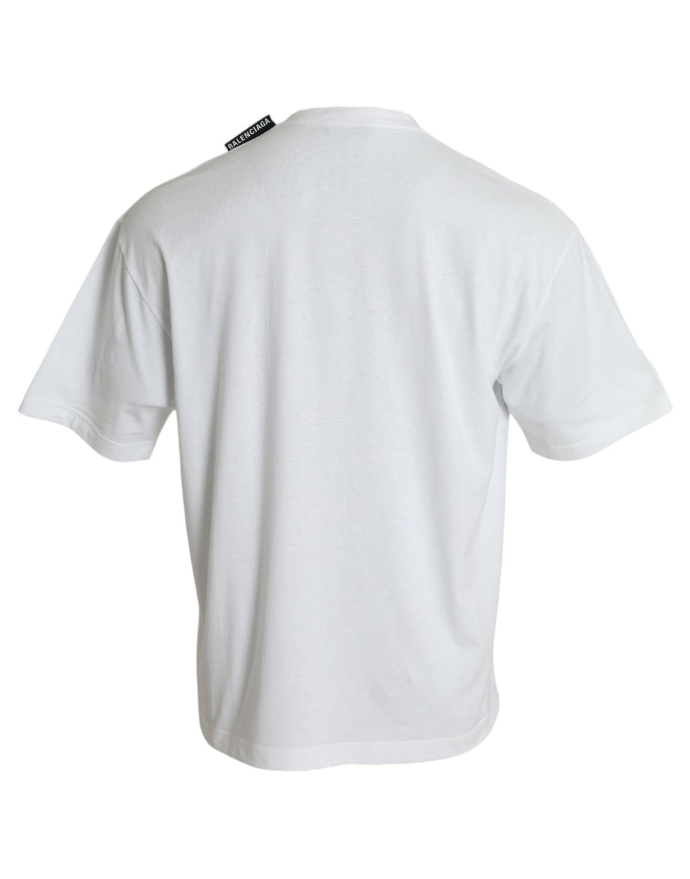 Balenciaga 100% Cotton T-shirt in Off White