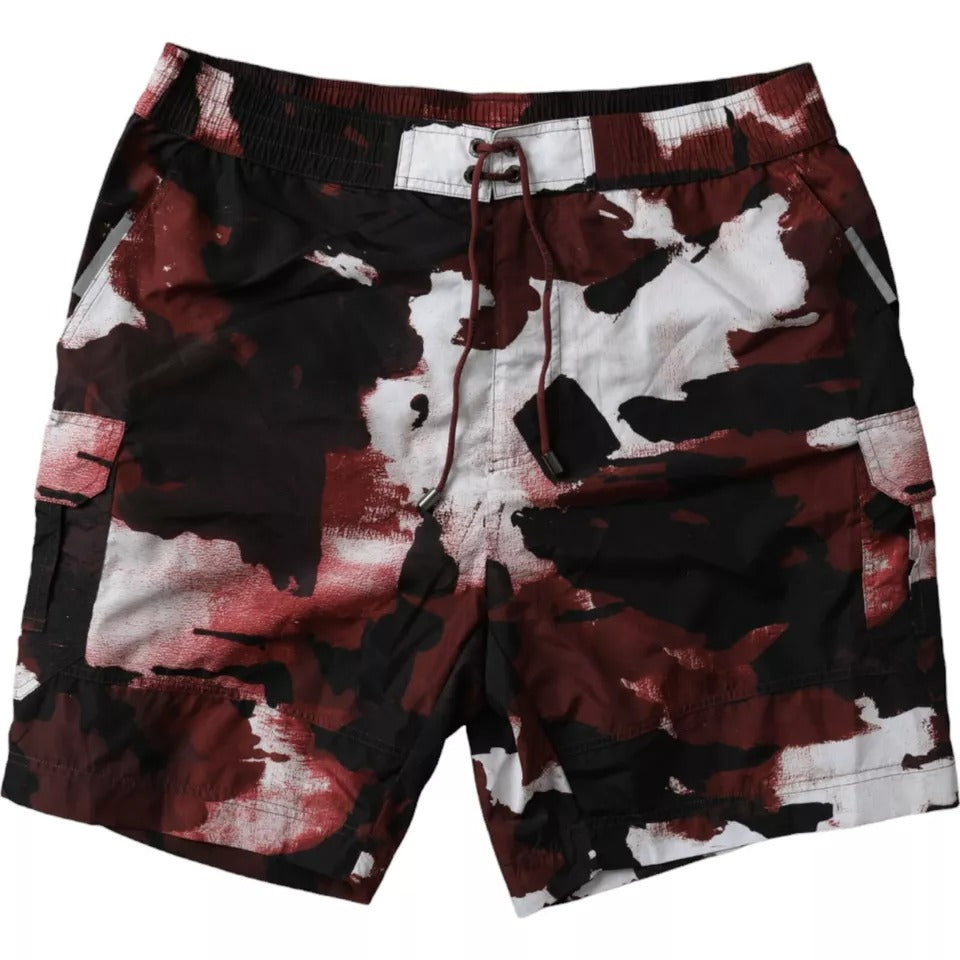 Dolce & Gabbana Camouflage Swim Shorts in Multicolor