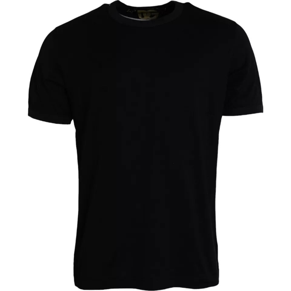 Dolce & Gabbana 100% Cotton T-Shirt in Black