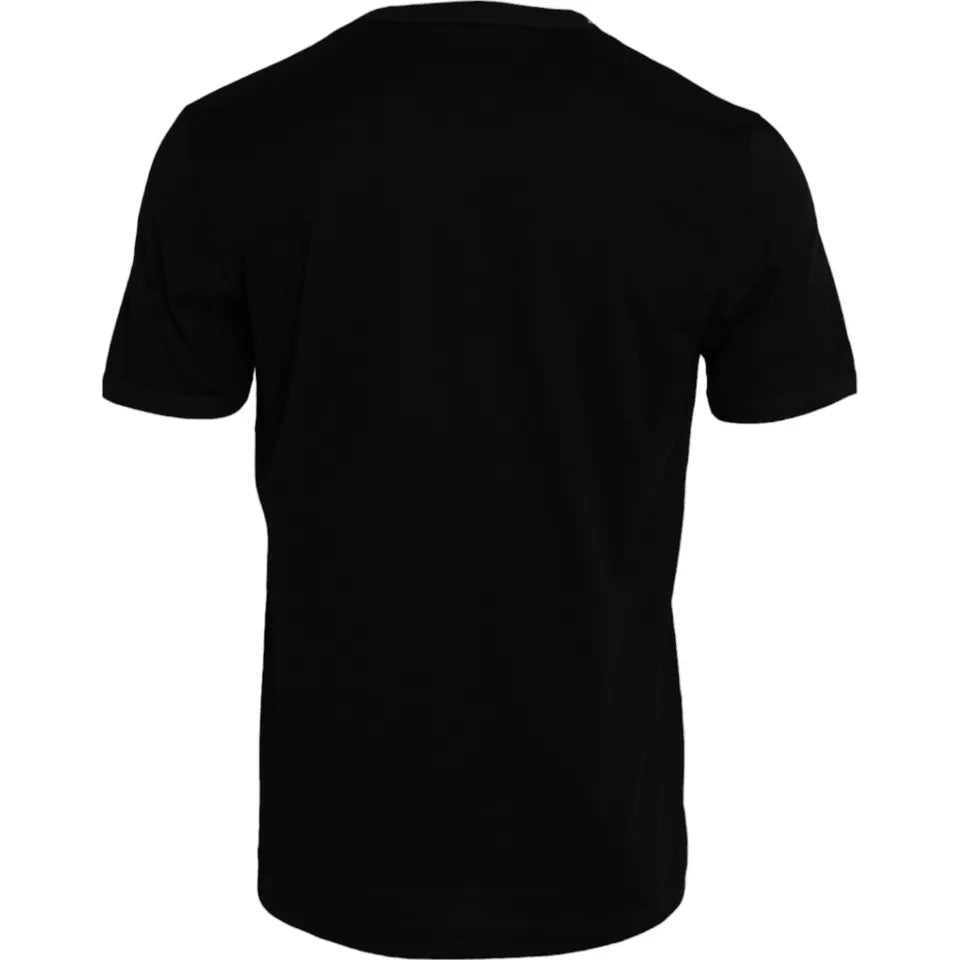 Dolce & Gabbana 100% Cotton T-Shirt in Black