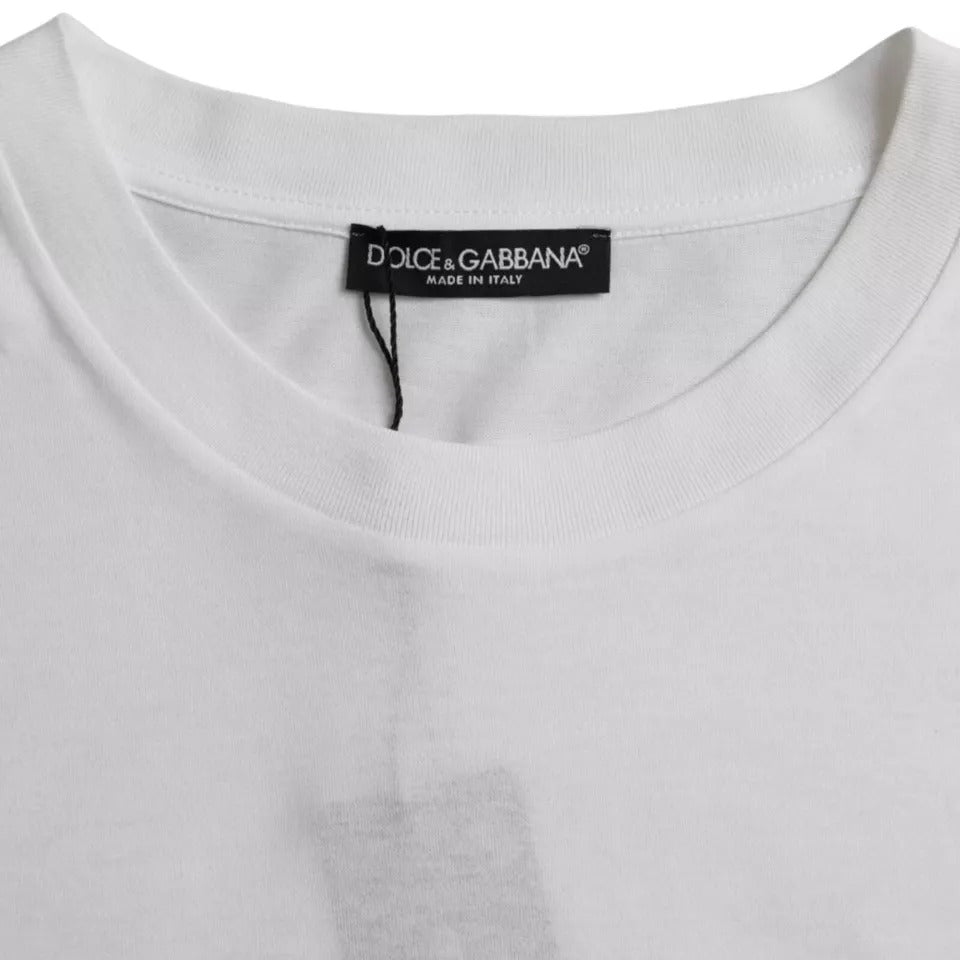 Dolce & Gabbana 100% Cotton T-shirt in White