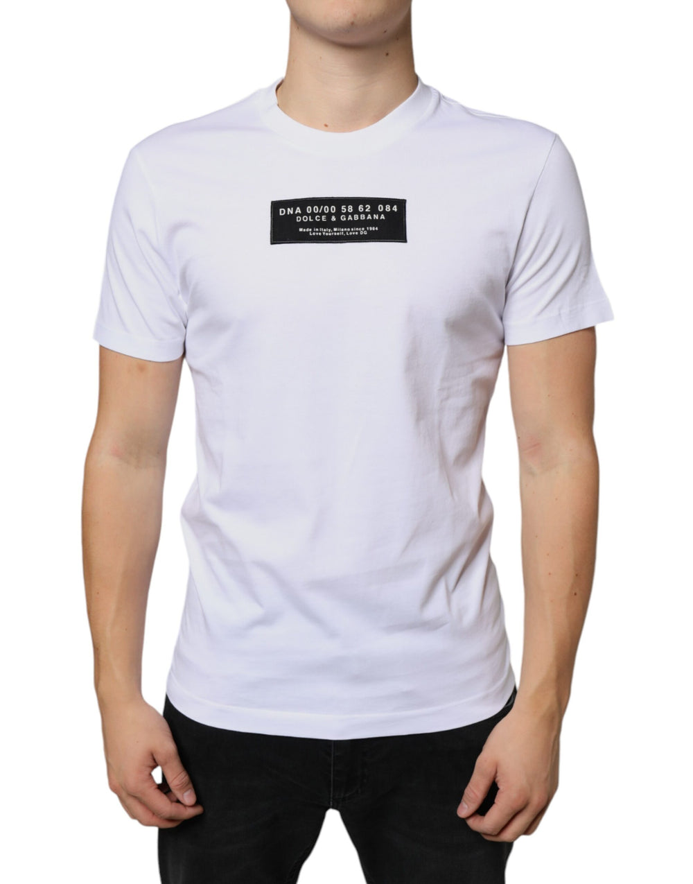 Dolce & Gabbana 100% Cotton T-shirt in White