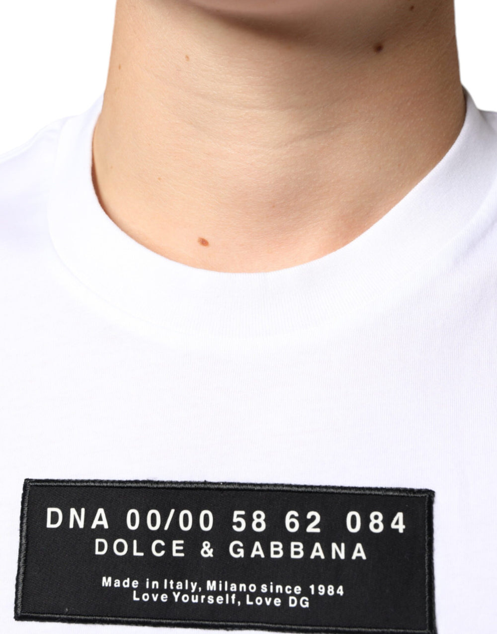 Dolce & Gabbana 100% Cotton T-shirt in White