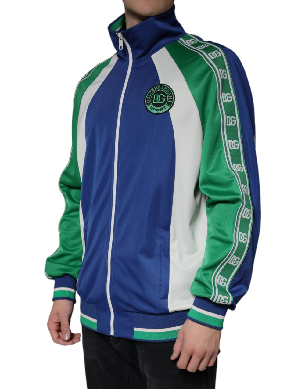 Dolce & Gabbana Polyester Bomber Jacket in Multicolor