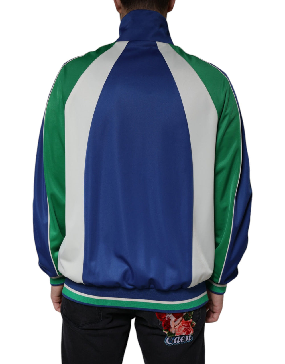 Dolce & Gabbana Polyester Bomber Jacket in Multicolor