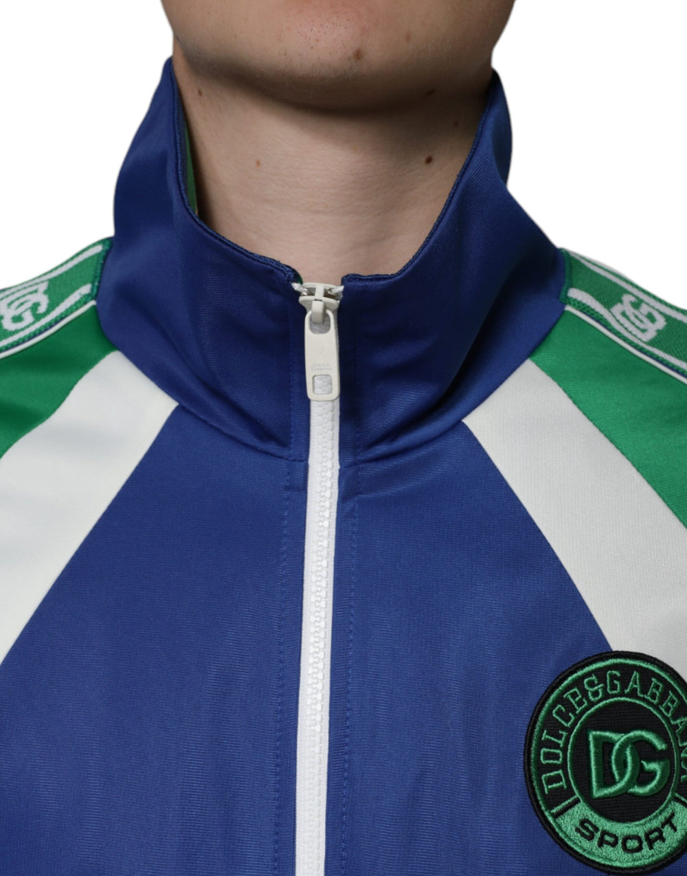 Dolce & Gabbana Polyester Bomber Jacket in Multicolor