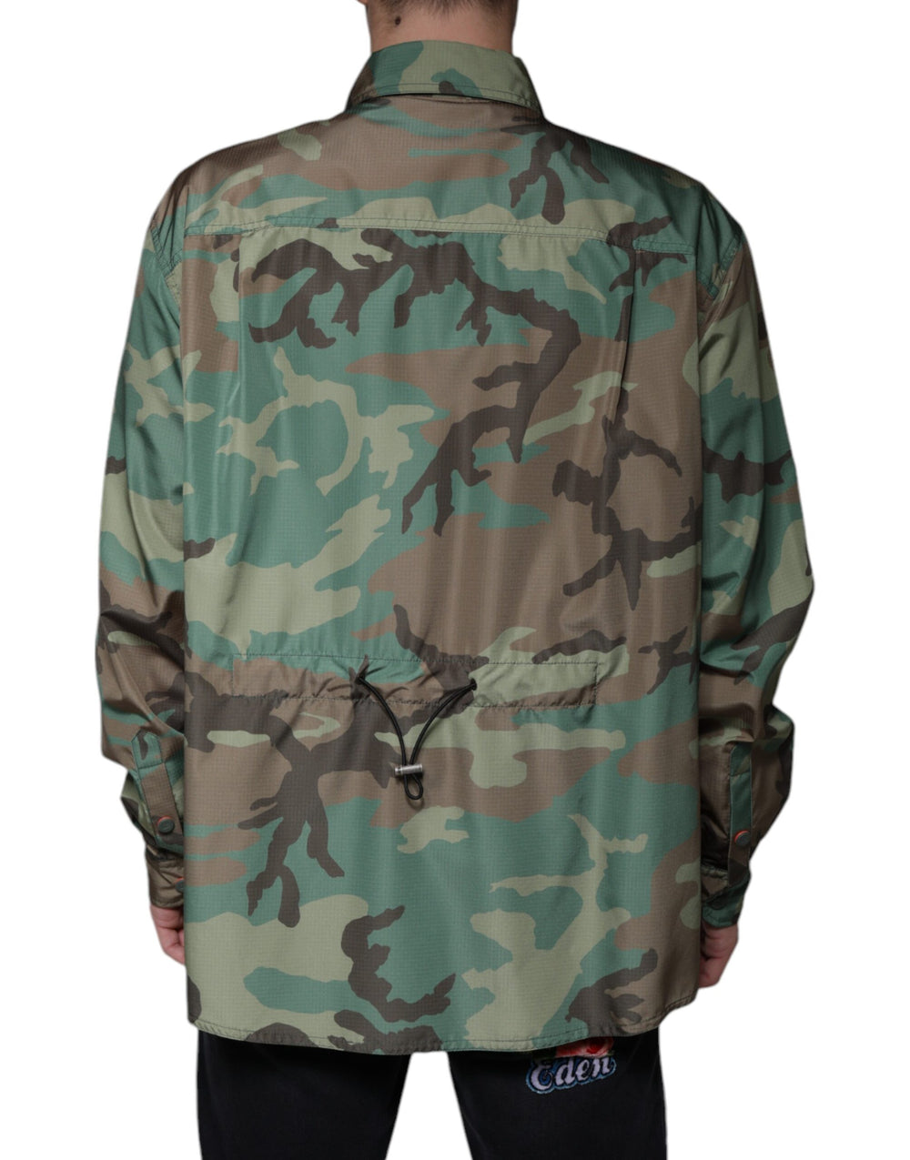Dolce & Gabbana Camouflage Button-Down Shirt in Multicolor