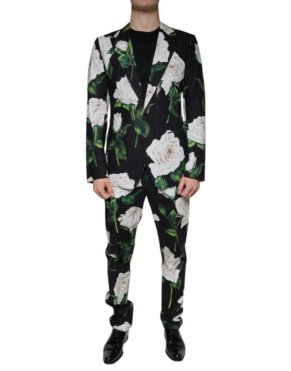 Dolce & Gabbana Cotton Two-Piece Suit in Black