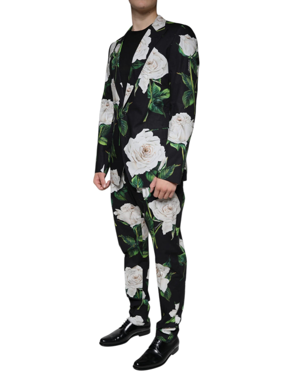 Dolce & Gabbana Cotton Two-Piece Suit in Black