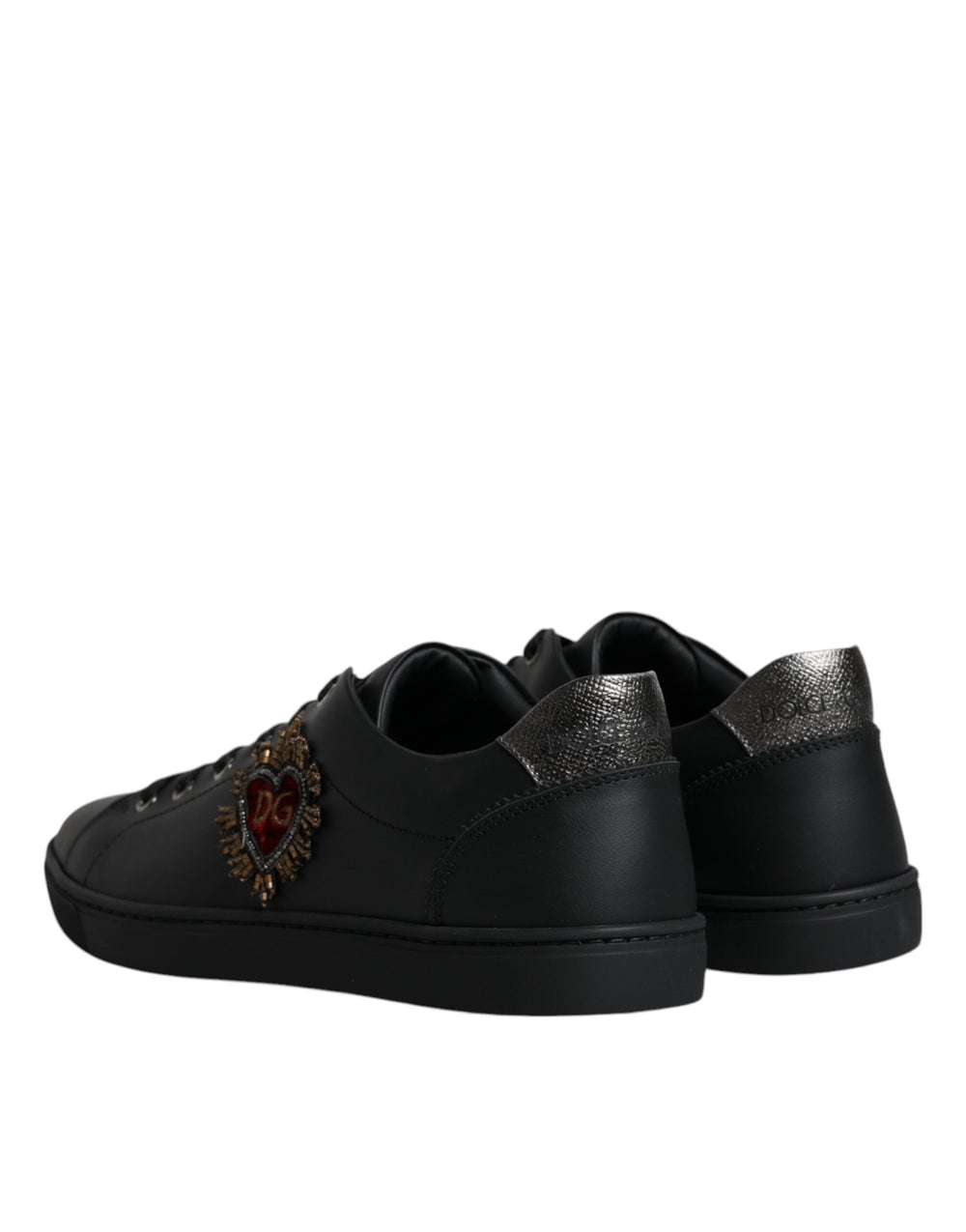 Dolce & Gabbana Calf Leather Sneakers in Black