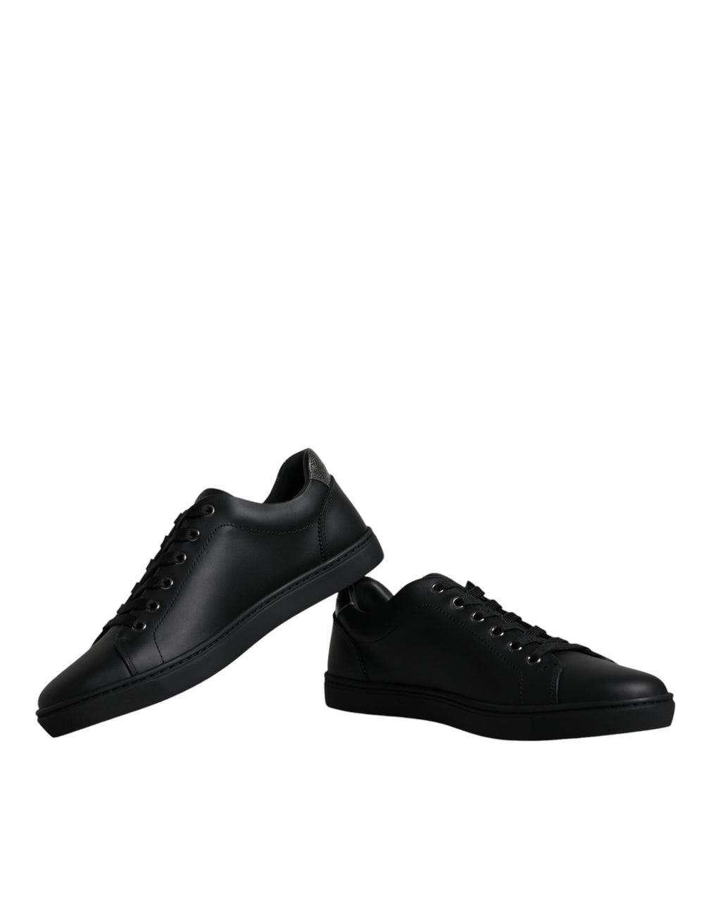 Dolce & Gabbana Calf Leather Sneakers in Black