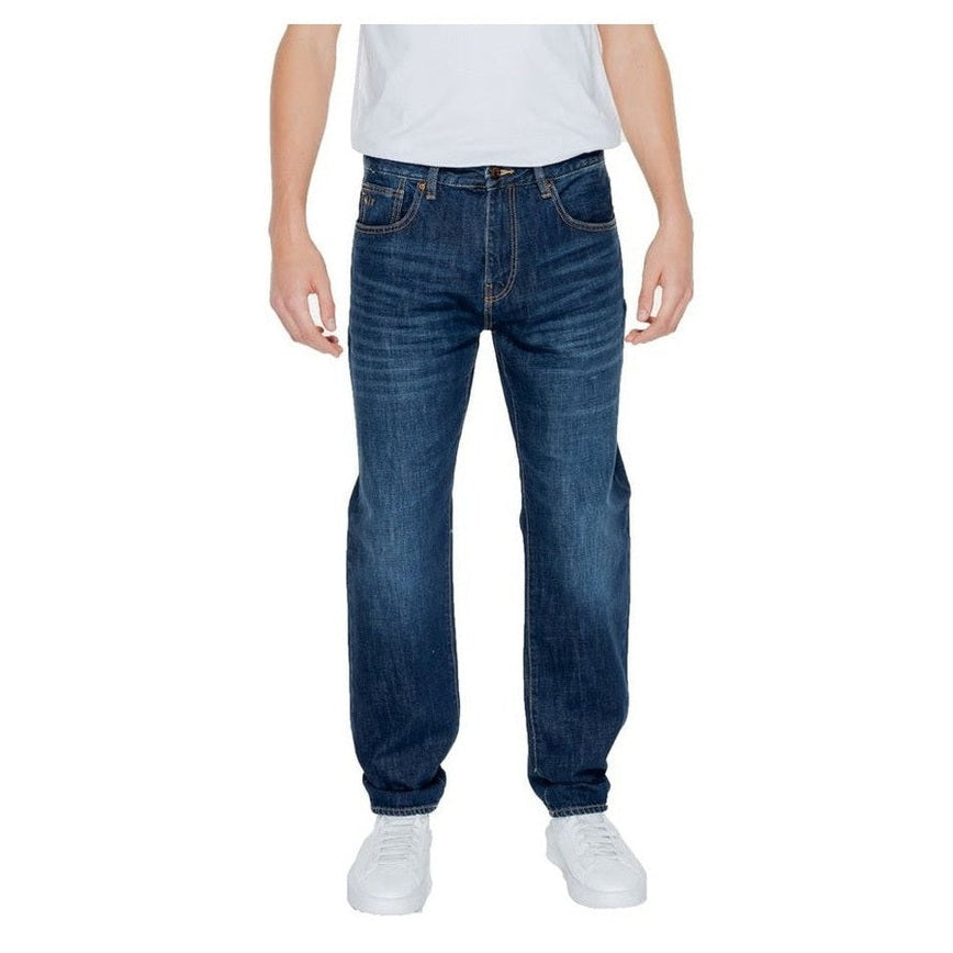 Armani Exchange Blue Cotton Men's Skinny Jeans Style 2 - Designer | Mens Edit