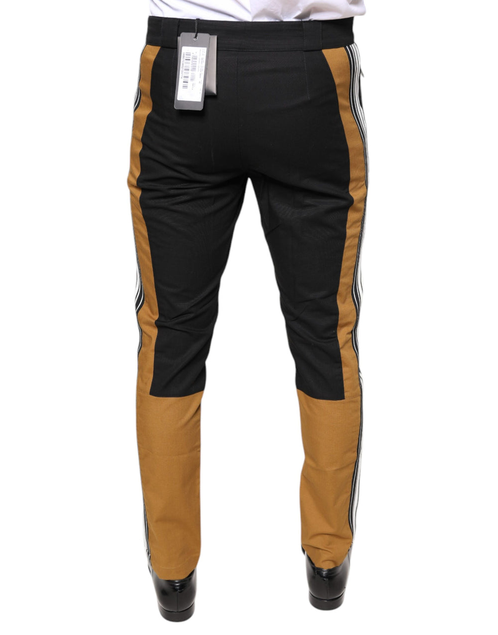 Dolce & Gabbana Multicolour Stripe Skinny Cotton Pants