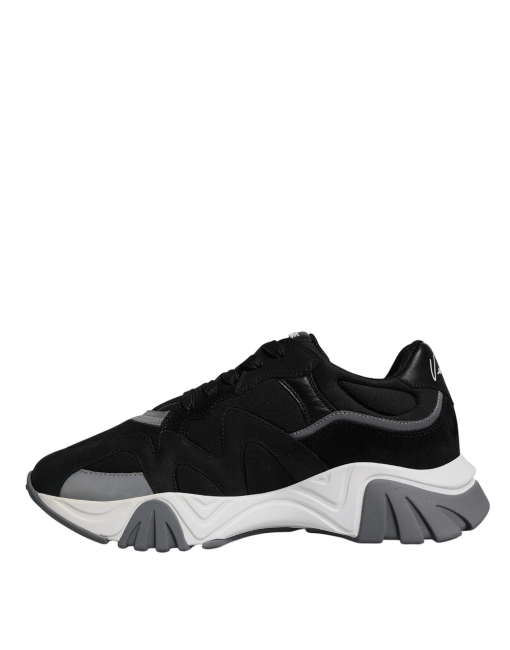 Versace Squalo Low-Top Sneakers in Black