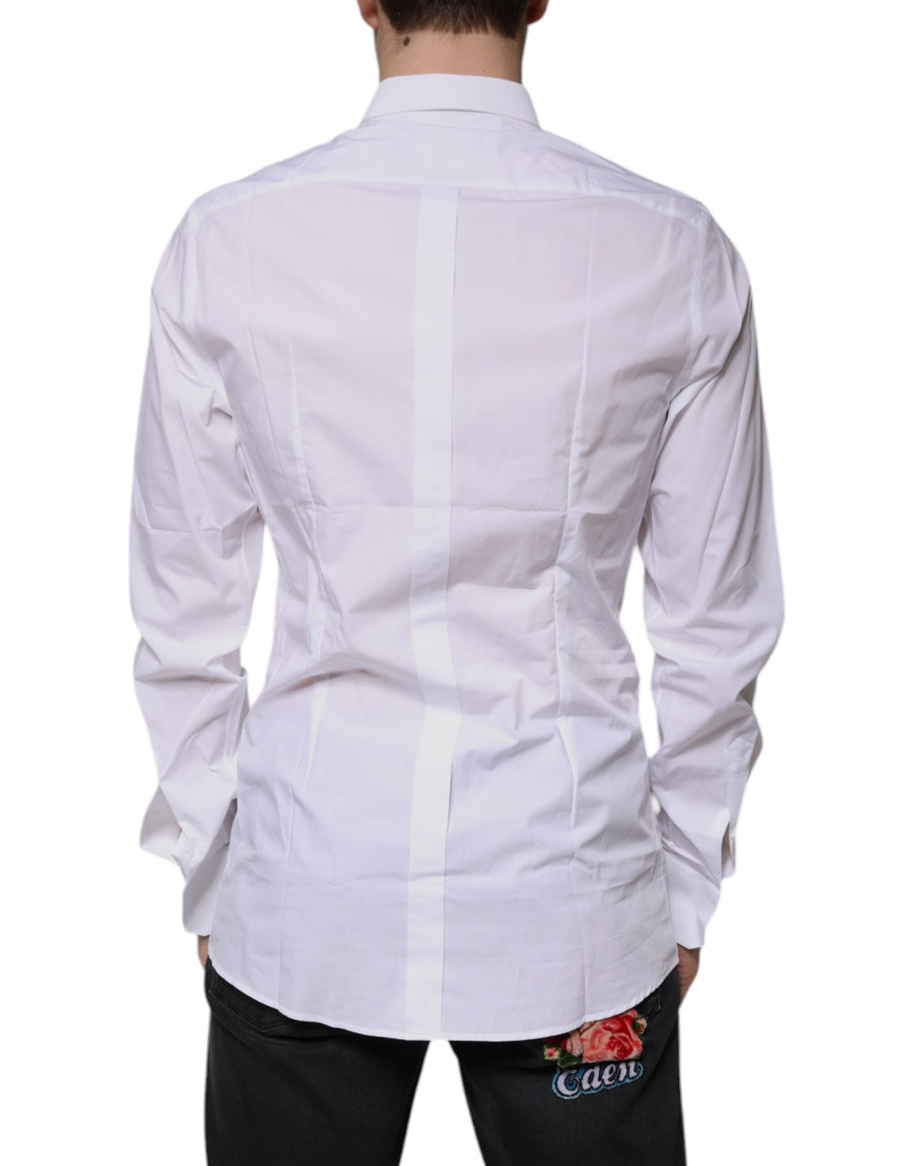 Dolce & Gabbana 100% Cotton Dress Shirt in White