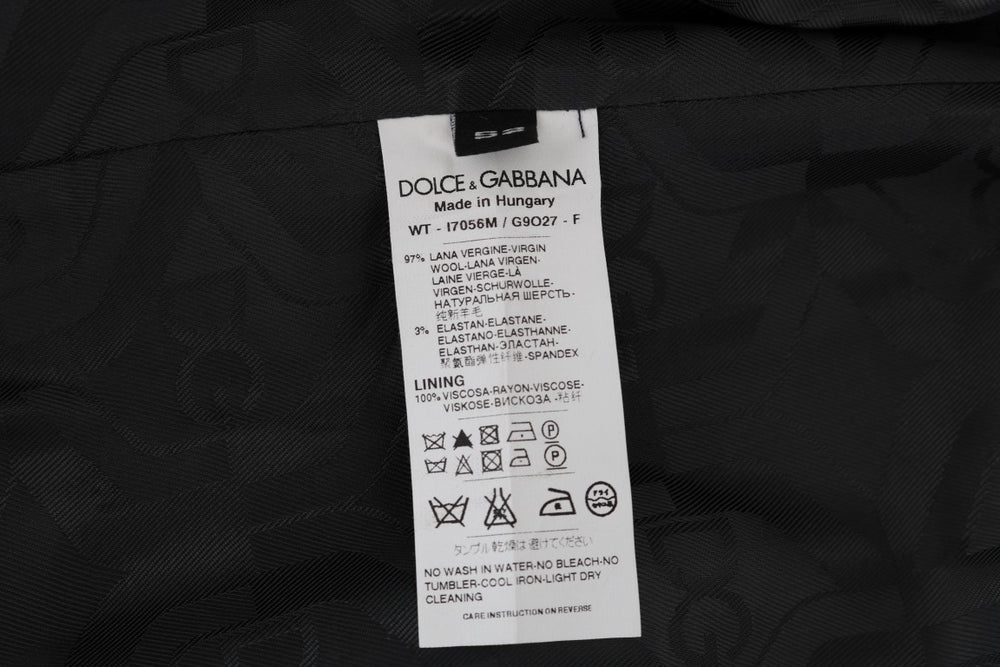 Dolce & Gabbana Wool Stretch Vest in Grey