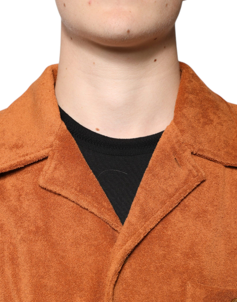 Dolce & Gabbana Cotton Velvet Button-Down Shirt in Hazel