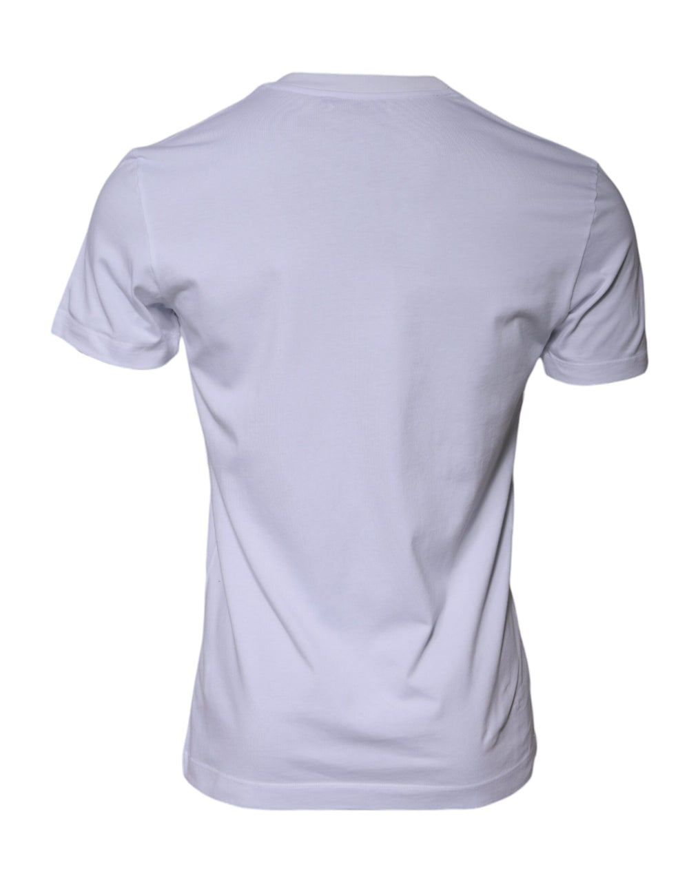 Dolce & Gabbana Cotton Crew Neck T-shirt in White