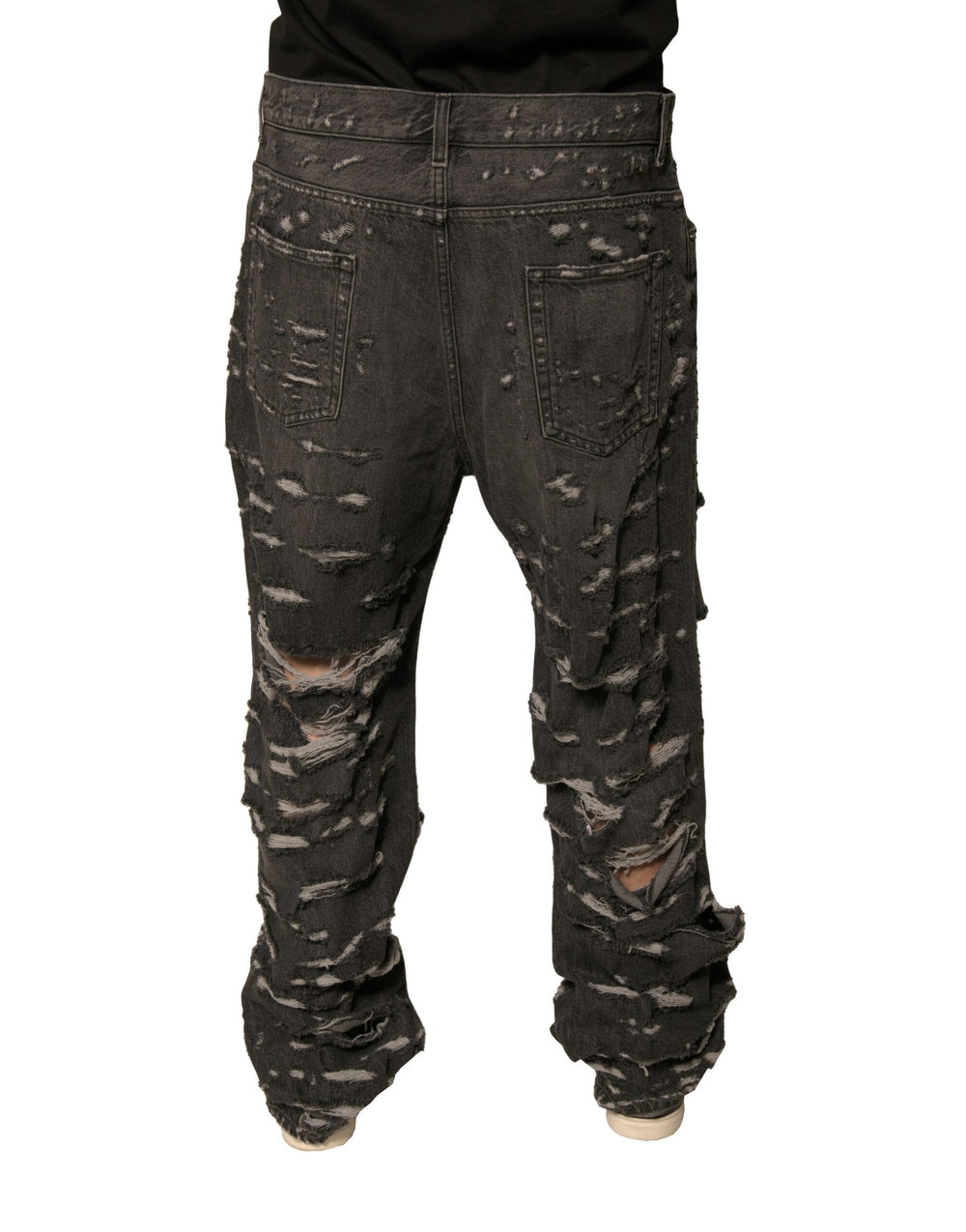 Dolce & Gabbana Cotton Straight-Leg Jeans in Dark Grey