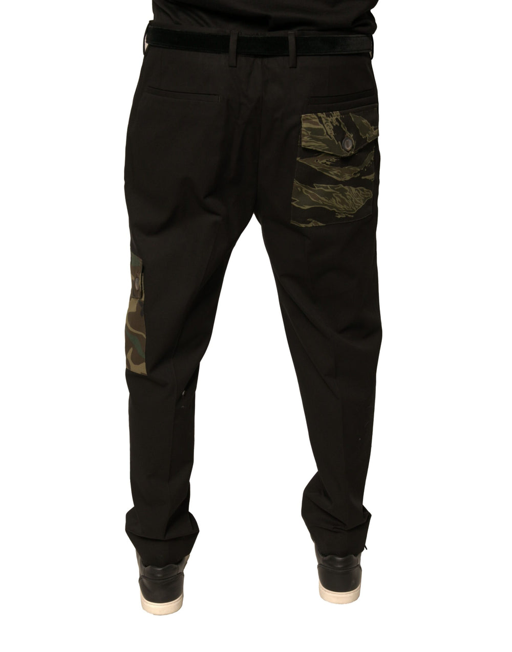 Dolce & Gabbana Cotton Cargo Pants in Black