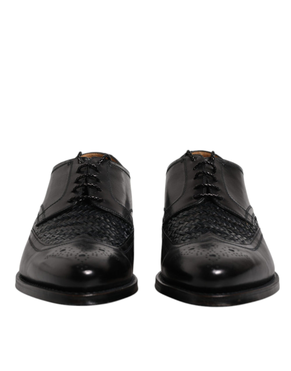 Black Leather Derby Wingtip Lace Up Formal Dress Shoes mens luxury fashion - Mens Edit