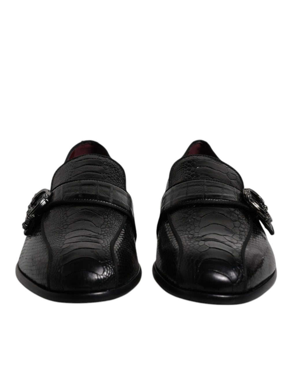 Dolce & Gabbana Exotic Leather Loafers in Black