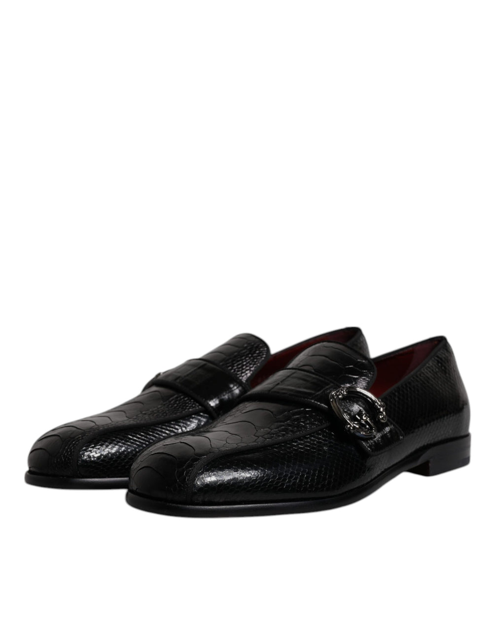 Dolce & Gabbana Exotic Leather Loafers in Black