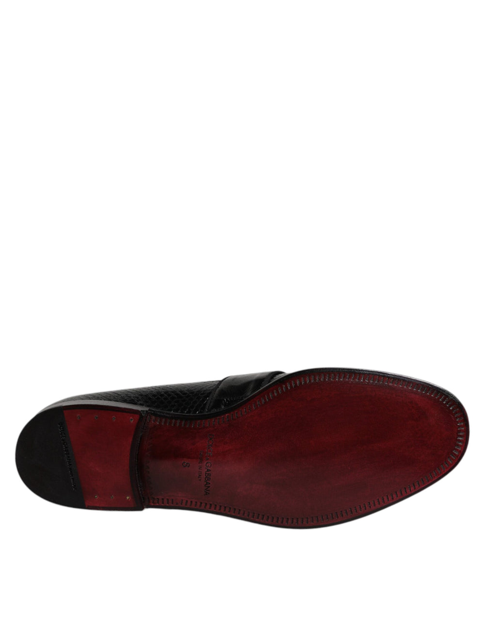 Dolce & Gabbana Exotic Leather Loafers in Black