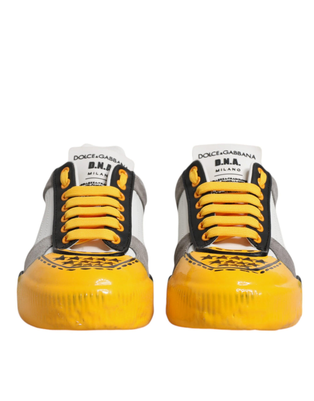 Dolce & Gabbana Sneakers από Δέρμα Μοσχαριού σε Multicolor