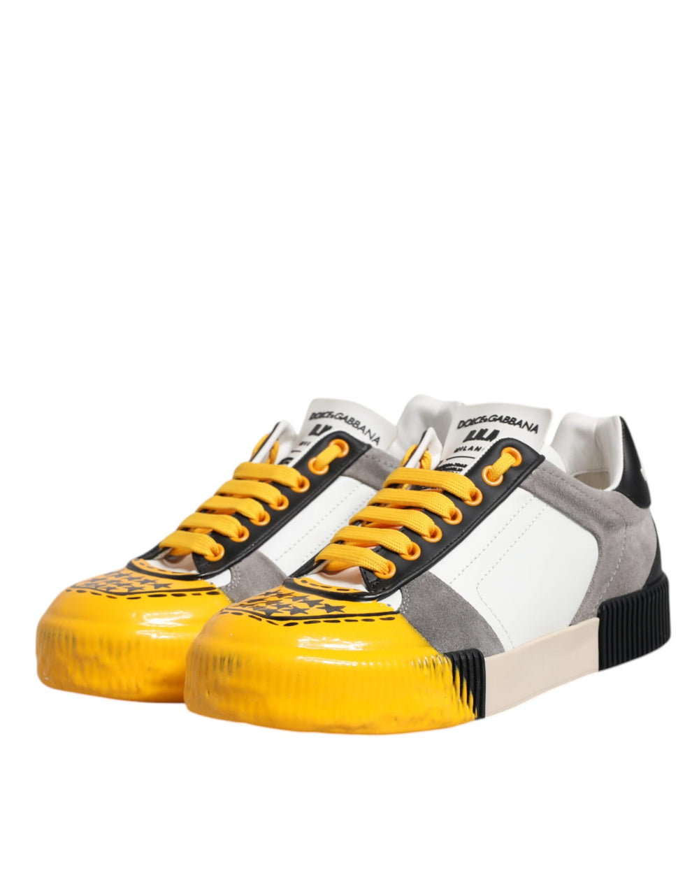 Dolce & Gabbana Sneakers από Δέρμα Μοσχαριού σε Multicolor