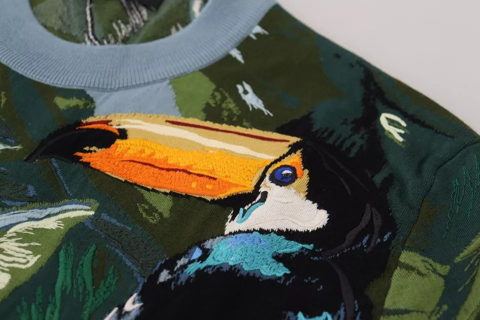 Dolce & Gabbana Wool Silk Pullover in Multicolor
