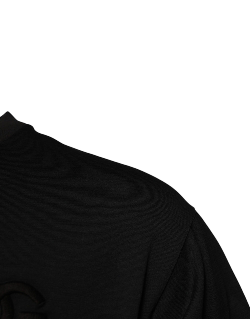 Dolce & Gabbana 100% Cotton Crew Neck T-shirt in Black