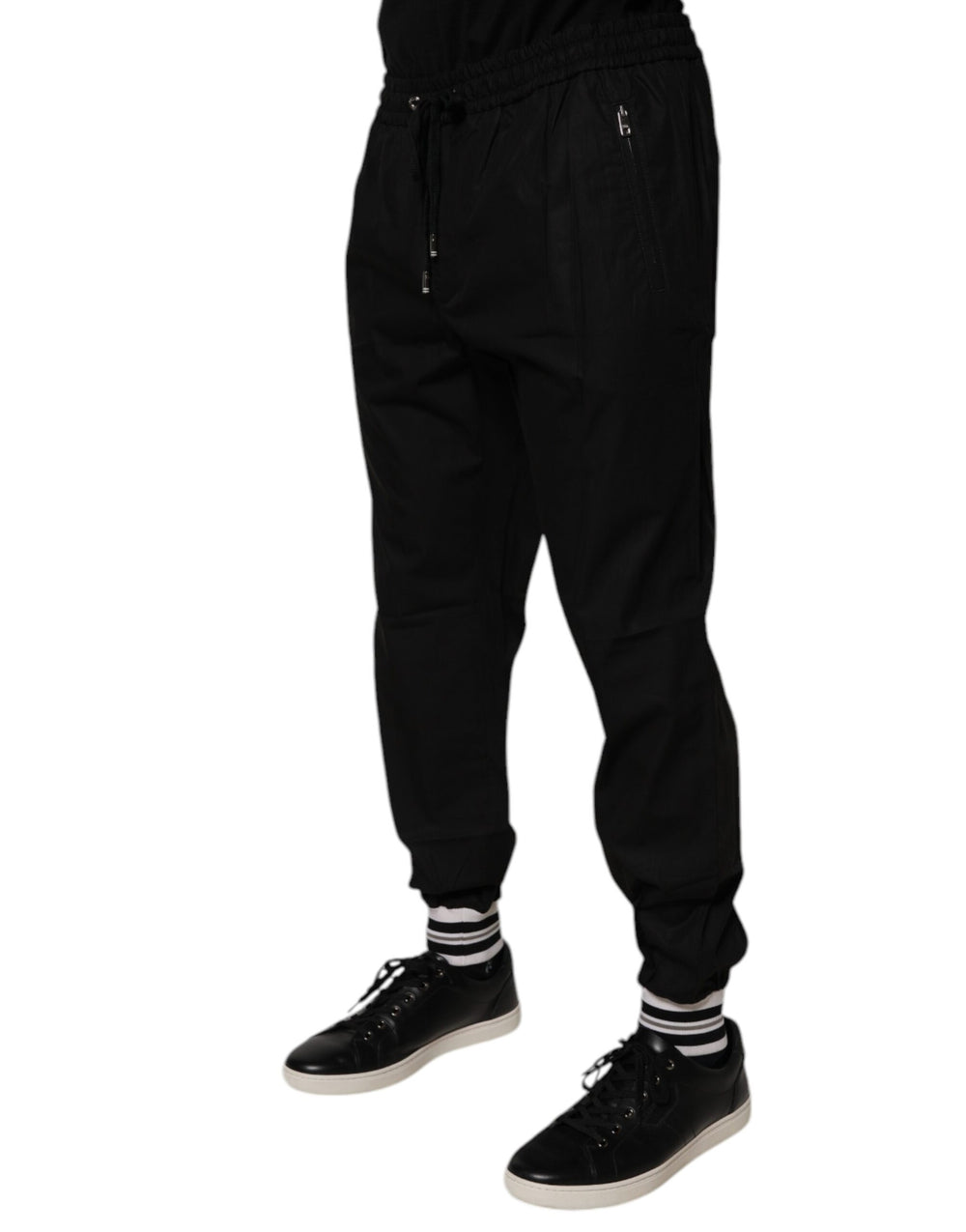 Dolce & Gabbana Cotton Jogger Sweatpants in Black